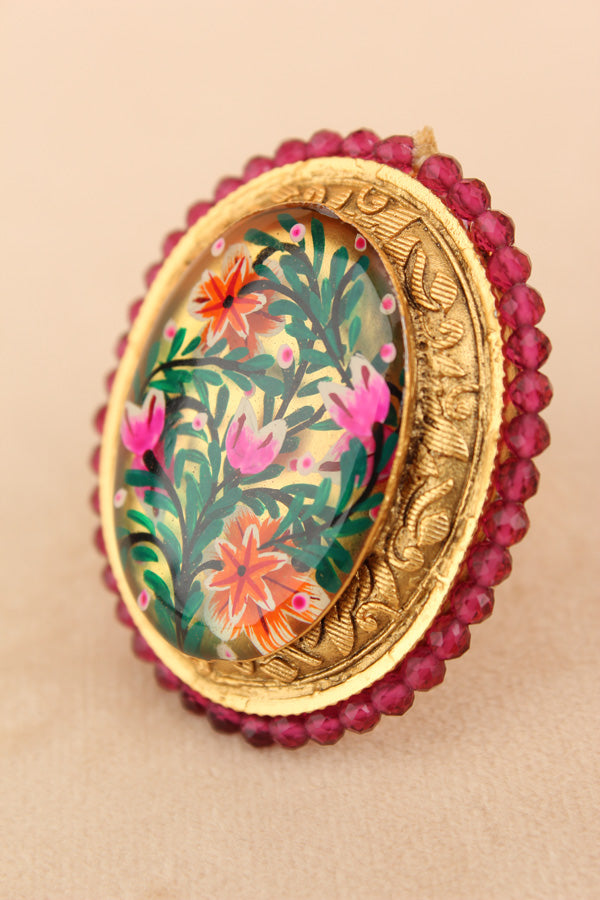 Adjustable Ring With Multi Colour Design (RF002-MU)