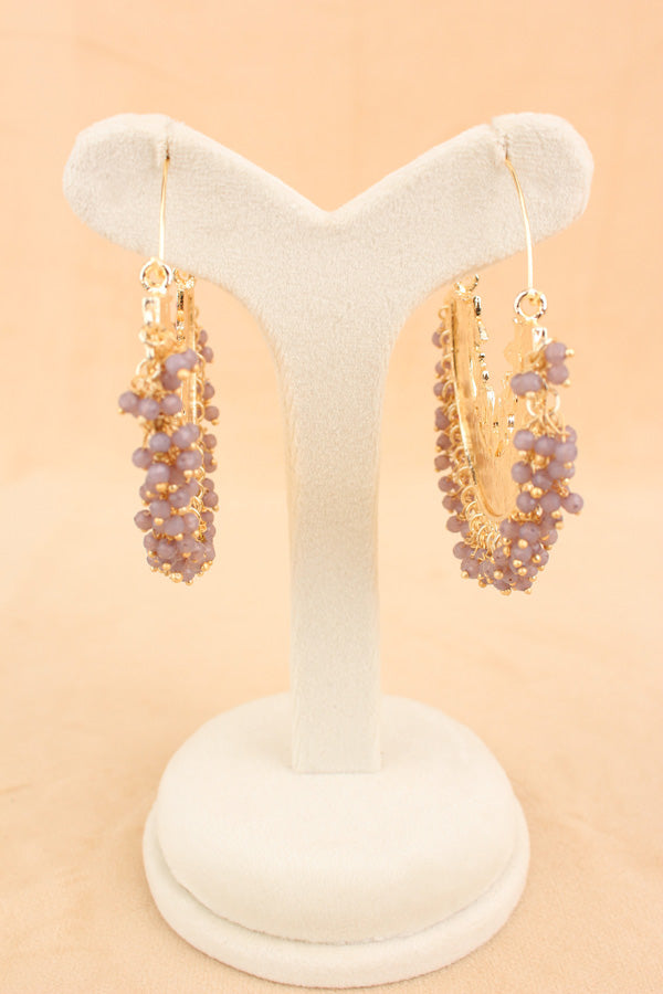 Colourful Balia In Grey Colour And Small Beads Attached (BA004-GY-B1)