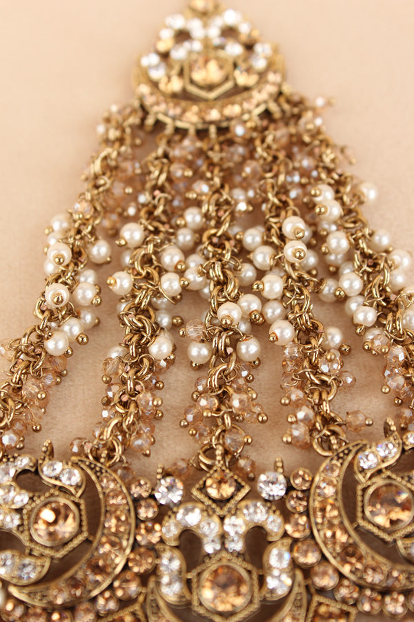 Statement Fashionable Passa With Silver Colour Stones (PAS020-S)