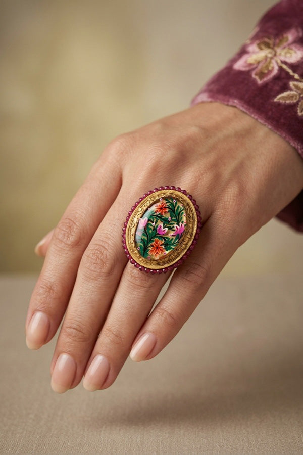 Adjustable Ring With Multi Colour Design (RF002-MU)