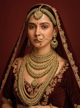 A complete Bridal Jewellery Set available in Denmark