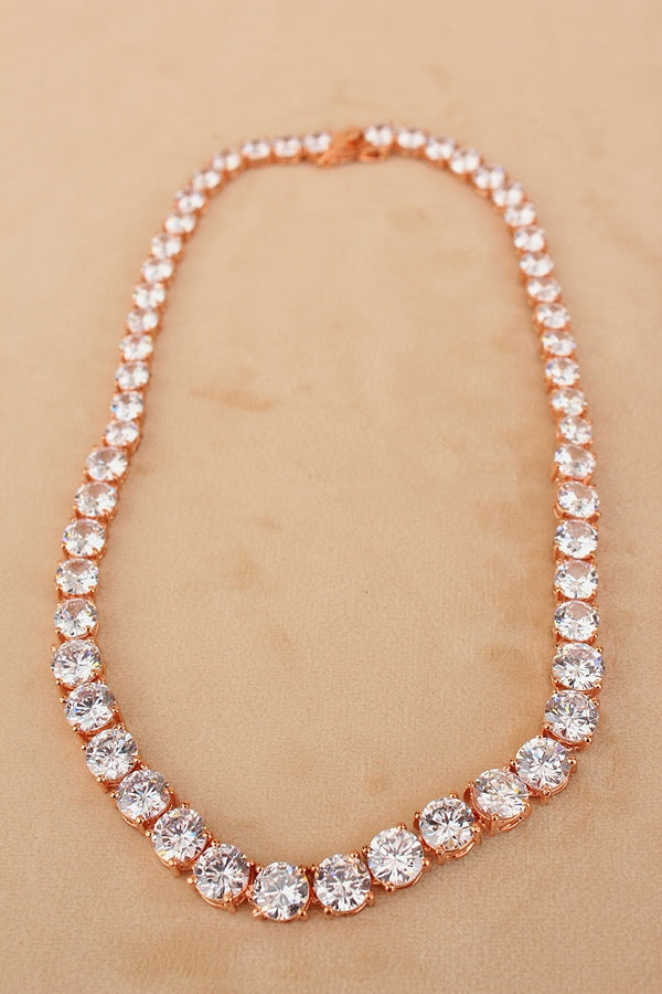 Triple Layer Necklace Set In A Glamorous And Royal Look With Yellow Colour Stones And Long Matching Earrings (NS007-AD-Y)