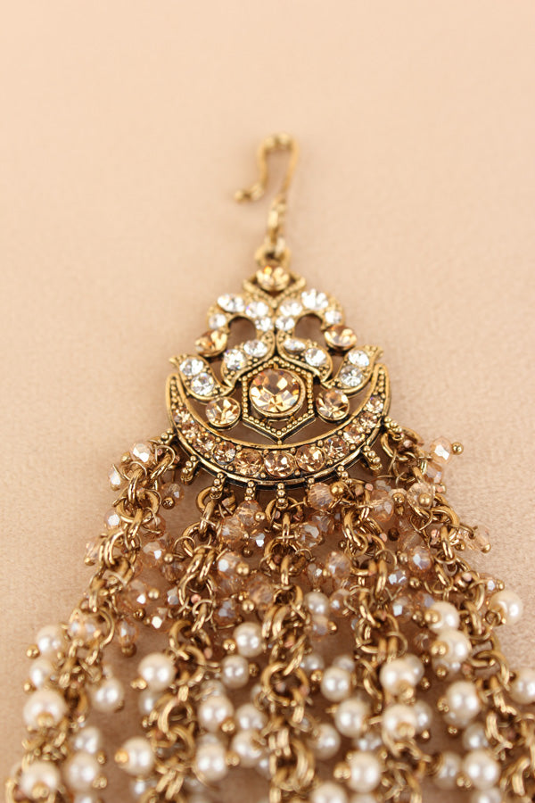 Statement Fashionable Passa With Silver Colour Stones (PAS020-S)